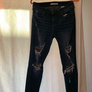 Women's Jeans.Dark wash. Size nine. eunina